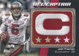 2012 Topps Football NFL Captain Patch Josh Freeman 260x186 Image