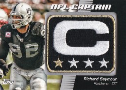 2012 Topps Football NFL Captain Patch Richard Seymour 260x186 Image