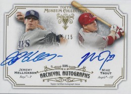 2012 Topps Museum Collection Archival Autographs Mike Trout Jeremy Hellickson 2012 Topps Museum Collection Archival Autographs Mike Trout Jeremy Hellickson 260x188 Image