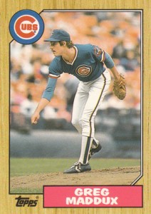 1987 Topps Traded Greg Maddux RC 212x300 Image