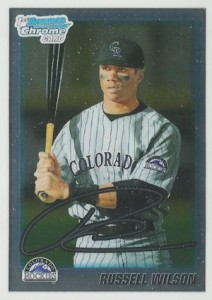 2010 Bowman Chrome Draft Baseball Russell Wilson 212x300 Image