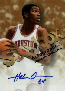 2011-12 Fleer Retro Basketball 98-99 Autographics Hakeem Olajuwon 2011 12 Fleer Retro Basketball 98 99 Autographics Hakeem Olajuwon 215x300 Image