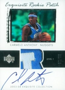 2003 04 Exquisite Carmelo Anthony RC 216x300 Image