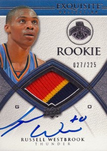 2008 09 Exquisite Russell Westbrook RC 213x300 Image