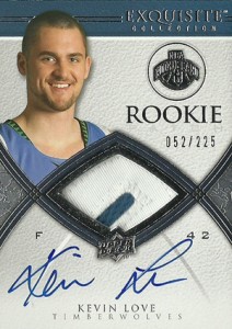 2008 09 Upper Deck Exquisite Kevin Love RC 212x300 Image