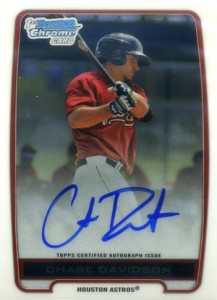 2012 Bowman Chrome Baseball Prospect Autographs Chase Davidson 2012 Bowman Chrome Baseball Prospect Autographs Chase Davidson 217x300 Image