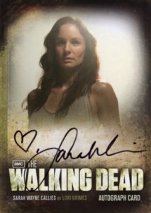 2012 Cryptozoic The Walking Dead Season 2 Autographs Sarah Wayne Callies 213x300 Image