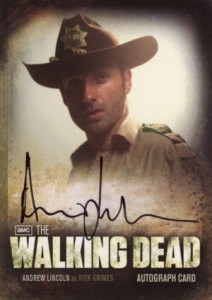 2012 Cryptozoic Walking Dead Season 2 Autographs Andrew Lincoln as Rick Grimes 212x300 Image