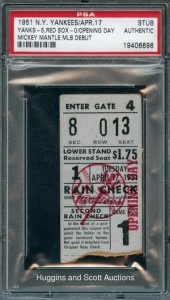 1951 NY Yankees Opening Day Ticket Stub 170x300 Image