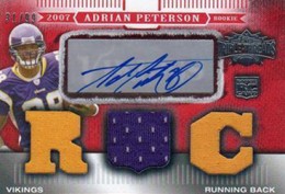 2007 Topps Triple Threads Adrian Peterson RC 260x177 Image