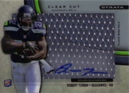2012 Topps Strata Football Clear Cut Autograph Relic Robert Turbin 2012 Topps Strata Football Clear Cut Autograph Relic Robert Turbin 260x187 Image