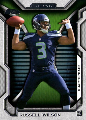 2012 Topps Strata Football Russell Wilson RC Image