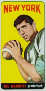 1965 Topps Football Joe Namath RC 153x300 Image