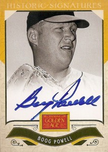2012 Panini Golden Age Historic Signatures Boog Powell 214x300 Image