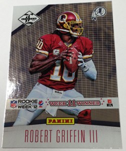 2012 Panini Contenders Pepsi Max Rookie of the Week Robert Griffin III Limited 252x300 Image