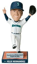 2013 Seattle Mariners Felix Hernandez Bobblehead Image