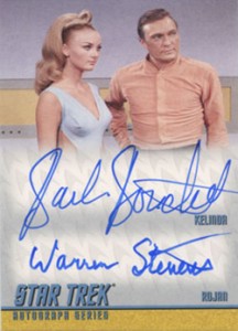 2013 Star Trek TOS Heroes and Villains Dual Autographs DA24 2013 Star Trek TOS Heroes and Villains Dual Autographs DA24 216x300 Image