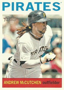 2013 Topps Heritage Baseball Action Variations Andrew McCutchen 213x300 Image