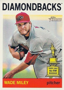 2013 Topps Heritage Baseball Action Variations Wade Miley 213x300 Image