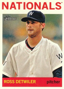 2013 Topps Heritage Washington Senators Variation Ross Detwiler 215x300 Image